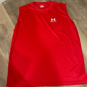 Under Armour Red Sleeveless NWT Top